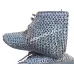 Medieval Ankle Leather Shoes with Titanium Chainmail