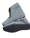 Medieval Ankle Rubber Sole Shoes with Aluminum Maille image 10