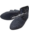 Medieval Ankle Rubber Sole Shoes with Aluminum Maille image 2