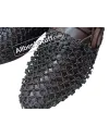 Medieval Ankle Rubber Sole Shoes with Chain mail image 2