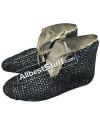 Medieval Ankle Rubber Sole Shoes with Chain mail image 8