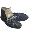Medieval Ankle Rubber Sole Shoes with Chain mail image 5