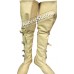 Medieval Thigh Length Boots Soft Leather Shoes SCA Renaissance