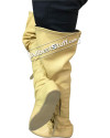 Medieval Thigh Length Boots Soft Leather Shoes SCA Renaissance image 1