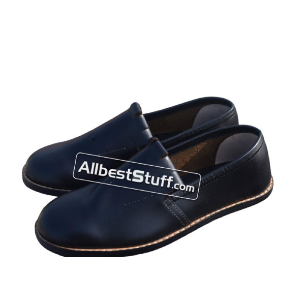 Medieval Men Shoes Slip on Style Genuine Leather