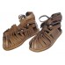Medieval Rubber Sole Roman Leather Caligae Sandals