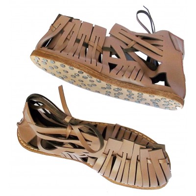 Medieval Roman Leather Caligae Sandals