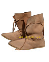 Medieval Natural Leather Shoes 10 Inch image 1
