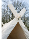 Historical Viking Tent 350 gsm Natural Color image 4