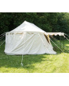 Medieval Burgundian Tent 350 gsm Natural Color image 3