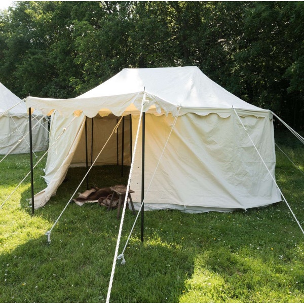 Medieval Burgundian Tent 350 gsm Natural Color