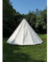 Medieval Conical Tent Natural Color 350 gsm Cotton image 3