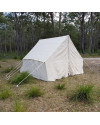 Medieval Roman Tent Natural Color 350 gsm Cotton image 1