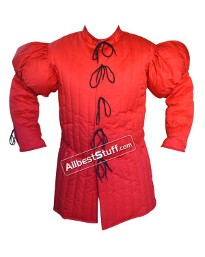 15th Century Gambeson with Padded Shoulders