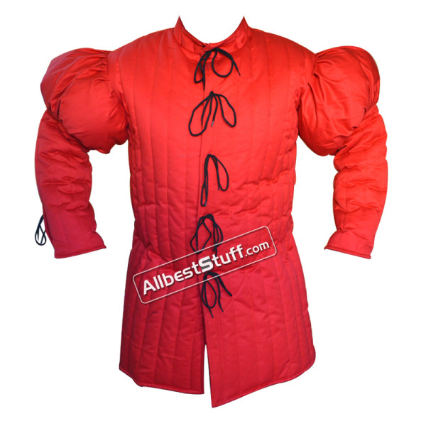 15th Century Gambeson with Padded Shoulders