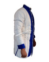 Thick Padded Gambeson White with Blue image 1
