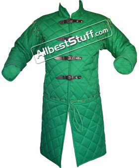 Medieval Arthur Full Sleeve Gambeson with Tasset