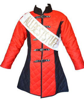 SALE! Medieval Gambeson 5 Buckle Long Padded Armor Multi Color