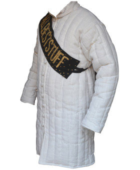 Medieval Linen Gambeson Padded Long Length 38 inches