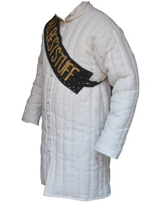 Medieval Linen Gambeson Padded Long Length 38 inches