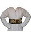Medieval Linen Gambeson Padded Long Length 38 inches image 4
