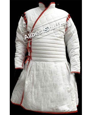 Medieval Thick Padded Full Sleeve Body fit Gambeson Larp