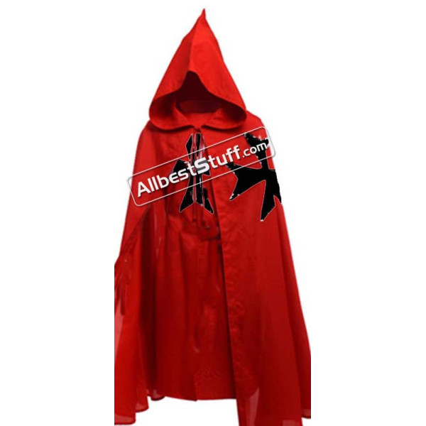 Medieval Warrior LARP Cosplay Costume Templar Knights Tunic CAPE Cross Cloak