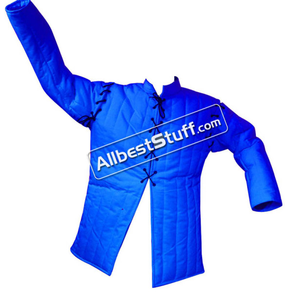 SALE! Medieval Thick Padded Gambeson Stitched Sleeves