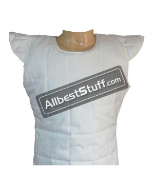 Sleeveless Cotton Padded Tunic Black OR White