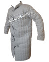 White Gambeson Padded Armour Aketon Medieval Coat Jacket image 4
