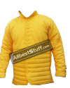 Medieval Slim Fitting Gambeson Thick Padded Collar Full Sleeves image 6