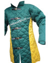 Medieval Gambeson 5 Buckle Long Padded Armor Multi Color image 9
