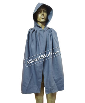 Medieval Historical Reenactment Cotton Mantle Cloak