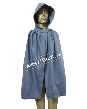 Medieval Historical Reenactment Cotton Mantle Cloak