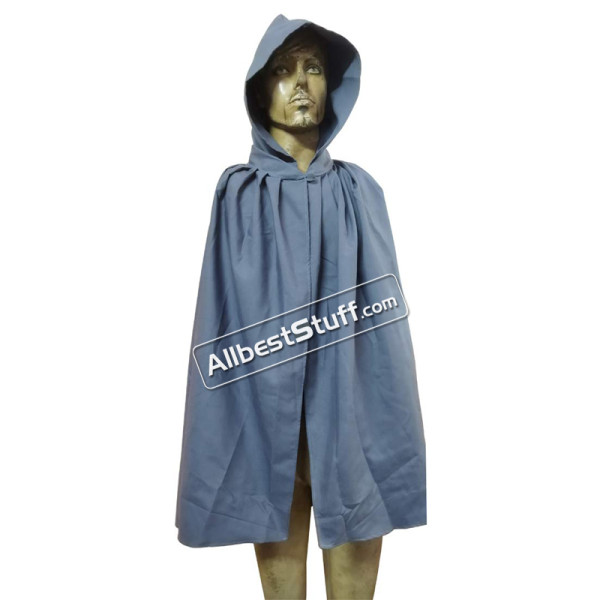 Medieval Historical Reenactment Cotton Mantle Cloak