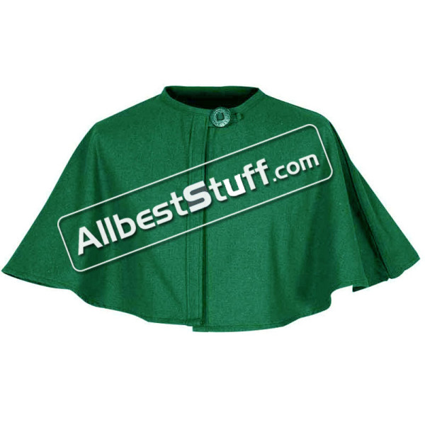 Medieval Historical Reenactments Cotton Shoulders Outfit Cape