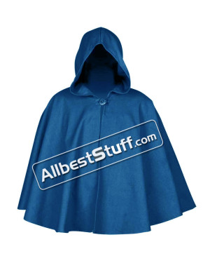 Medieval Historical Reenactments Short Length Cotton Cloak LARP