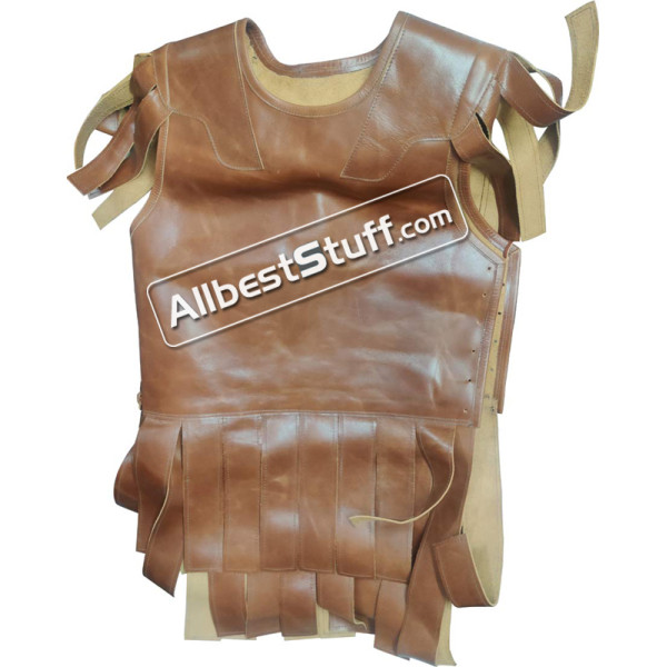 Sale! Medieval Roman Centurion Genuine Brown Leather Subarmalis