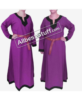 Medieval Viking Cotton Women Dress