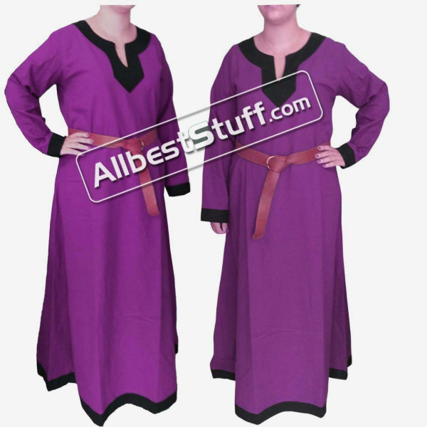 Medieval Viking Cotton Women Dress