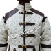 Medieval Viking Gambeson with Leather Trim Full Sleeve Cotton Gambeson