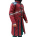 Medieval Viking Gambeson with Leather Trim Full Sleeve Cotton Gambeson