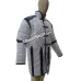 Medieval Viking Gambeson with Leather Trim Full Sleeve Cotton Gambeson