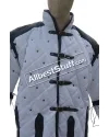 Medieval Viking Gambeson with Leather Trim Full Sleeve Cotton Gambeson image 2