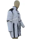 Medieval Viking Gambeson with Leather Trim Full Sleeve Cotton Gambeson image 3