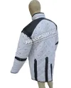 Medieval Viking Gambeson with Leather Trim Full Sleeve Cotton Gambeson image 4