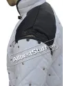 Medieval Viking Gambeson with Leather Trim Full Sleeve Cotton Gambeson image 6