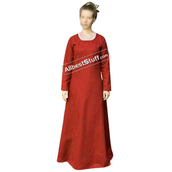 Medieval Viking Women Cotton Underdress