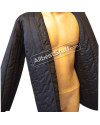 Black Gambeson padded armour medium Aketon Medieval Coat Jacket image 3