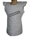 Sleeveless Cotton Padded Tunic Black OR White image 2